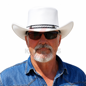 Chapeaux de cowboy en cuir personnalisés, en cuir de vache véritable, pour hommes et femmes, commandes en gros, fournisseur d'exportation, marque privée - Product Image 3