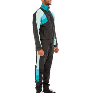 Men's Premium Quality Two-Piece Set Breathable Windbreaker Long Sleeve Crinkle <b>Tracksuit</b> Plus Size Casual Wear Summer - Product Image 4