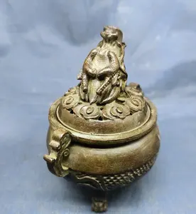 Artistic Fragrance Vessel <b>Bakhoor</b> Incense Burner Built for <b>Oud</b> Wood Elevating Interior Design and Scent Display - Product Image 2