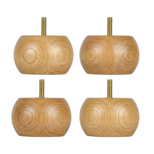 Patas de Muebles de Madera Maciza Contemporáneas, Elegantes Patas de Sofá de Madera Dura para Muebles Residenciales, de Hotel y Comerciales - Product Image 1