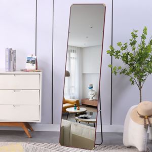 4th Generation <b>Full</b>-<b>Length</b> Floor <b>Standing</b> <b>Mirror</b> 60\" X 16.5\" Wall Mounted for Bathroom Bedroom Foyer Clothing Store for Makeup - Product Image 1