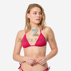 Trajes de Baño ZABEX SPORTS, Fabricante de Bikinis de Dos Piezas Transpirables Personalizados para Mujer con Decoración de Logotipo Frontal - Product Image 5