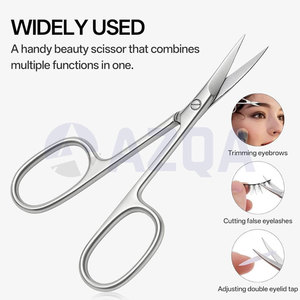 Tijeras Profesionales de Acero Inoxidable para Cutículas y Cejas, Set de Tijeras de Belleza para un Cuidado Preciso de las Uñas - Product Image 3