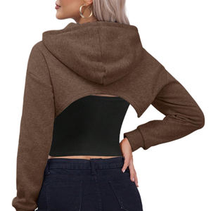 Sudadera con Capucha Corta de Alta Calidad para Mujer, Diseño Ligero y Personalizable, Transpirable, Estilo Urbano, para Invierno - Product Image 2