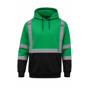 Nouveauté : Sweat-shirt de sécurité haute visibilité avec logo personnalisé, tissu réfléchissant, pour hommes, vêtements de travail, vente en ligne - Product Image 1