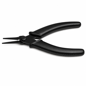 Pinzas Profesionales para Nariz de Cabra, Punta Fina, Acero Inoxidable, Mordaza Serrada, Agarre Seguro, Alta Calidad, para Fabricación de Joyas y Anillos - Product Image 5