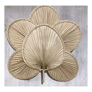 Éventail en feuille de palmier de qualité supérieure du Vietnam, fabriqué à la main, pour la décoration de fêtes, la décoration intérieure et les boutiques de souvenirs - Product Image 6