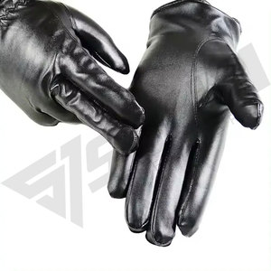 Wholesale Fashion Winter Leather <b>Gloves</b> Touch Screen Sheepskin Leather Driving <b>Gloves</b> for Men Windproof Premium Leather <b>Gloves</b> - Product Image 3