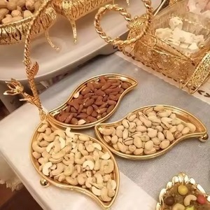 Luxury Premium Metal Dry Fruit Bowl Stylish Snack Serving Dish Decorative Tableware Gift Item - Product Image 2