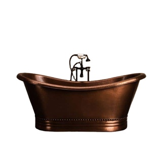 Bañera de cobre de calidad superior de Venta caliente mejor diseño bañera inflable con acabado de cobre antiguo de la India - Product Image 1