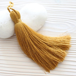 Petits pompons en coton argenté de 2 cm, écologiques, avec épingle de sûreté, pour la fabrication de bijoux, pendentifs Mala de yoga, fournitures de bricolage, badges - Product Image 6