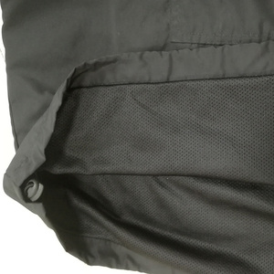 Men's <b>Black</b> Hooded Windproof Quarter-Zip <b>Jacket</b> Casual Winter Outdoor Wear Regular Fit Polyester Shell Worsted Reversible - Product Image 6