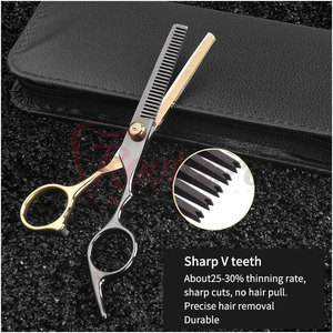 Professional Barber Choice Hair Thinning <b>Scissors</b> Adjustable Screw Hair Thinning <b>Scissors</b> For Styling - Product Image 4