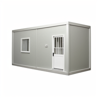 Maison modèle de luxe de 20 pieds 40 pieds maisons modulaires préfabriquées maison conteneur avec alimentation solaire