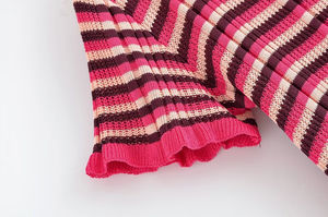 Camisetas Casuales de Mujer, Tejidas con Hilo Teñido, Ecológicas, Transpirables, de Poliéster, con Logotipo y Letras Impresas Digitalmente - Product Image 4