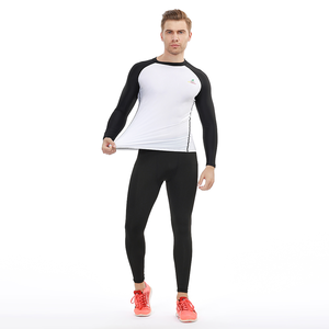 Veste anti-UV à manches longues à séchage rapide, résistante au chlore, UPF50+, Rashguard thermique pour homme - Product Image 5