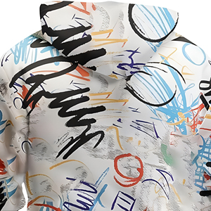 Printed Hoodie Sweatshirt with Artistic Graphic Design <b>Pullover</b> Hooded Top Casual Streetwear Fashion Clothing for <b>Men</b> and Women - Product Image 5