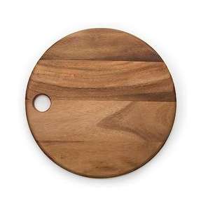 Tabla de cortar de madera artesanal para cortar queso y carne, tabla rústica de madera para picar y preparar charcutería, decoración y accesorios de cocina. - Product Image 4