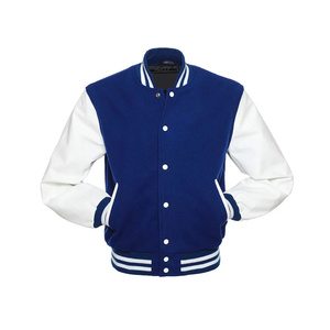 ผู้ผลิตเสื้อแจ็คเก็ตวาร์ซิตี้ขายส่ง ซับในแบบควิลท์ ปักลายเชนิลล์ สำหรับแบรนด์แฟชั่นหรู โรงงานขายตรง - Product Image 2