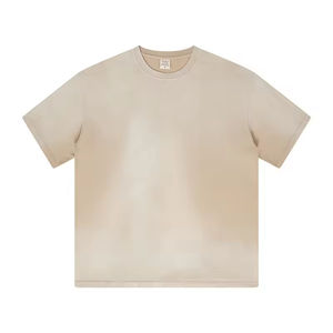 T-shirts surdimensionnés pour hommes en coton doux, légers, respirants, coupe décontractée, confortables, streetwear, vente en gros OEM - Product Image 1