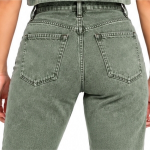 Jeans en denim coupe droite pour femme, denim de qualité supérieure, coton régulier, spandex doux, jeans en coton à séchage rapide, jeans d'été - Product Image 5