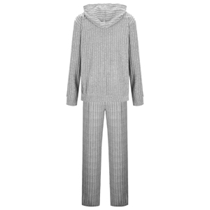Survêtements décontractés pour le jogging, la gym et le fitness, 100% polyester, coupe-vent, pour femmes, avec sweat-shirt et pantalon de jogging. - Product Image 2