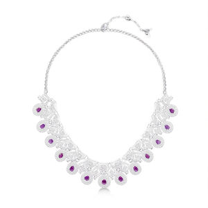 Ensemble de colliers de mode American Diamond - Élégant et éblouissant - Product Image 2