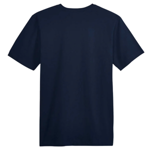 เสื้อยืดผู้ชายไซส์ใหญ่ สีกรมท่า ผ้าฝ้ายพรีเมียม คอกลม แขนสั้น สไตล์ลำลอง โอเวอร์ไซส์ ทนทาน ใส่ได้ทุกวัน สตรีทแวร์ - Product Image 2