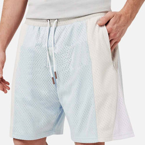 Shorts en maille respirants et légers pour hommes 2026, taille élastique, couleur unie, écologiques, confortables et doux, pour activités estivales décontractées en extérieur - Product Image 1