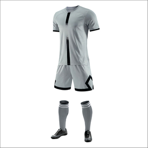 Nuevo Conjunto de Uniforme de Fútbol para Hombre, 100% Poliéster, Cuello en V, Tejido de Malla, Secado Rápido, Manga Corta, Transpirable, Ropa Deportiva - Product Image 2