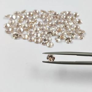 Morganita Natural de 4 mm, Corte Brillante Redondo, Piedra Preciosa Suelta, Certificada, de la Mejor Calidad, Morganita al por Mayor, Fabricante de Joyería - Product Image 1