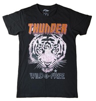T-shirt décontracté pour homme, coupe classique, col rond, manches courtes, tricoté, teint en fil, uni, 100 % coton, respirant, séchage rapide, impression sérigraphique