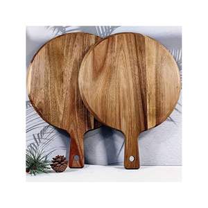 Planche à découper en bois d'acacia écologique de qualité supérieure, élégante et durable pour couper les légumes, les fruits, les aliments, outil de cuisine de qualité supérieure - Product Image 3
