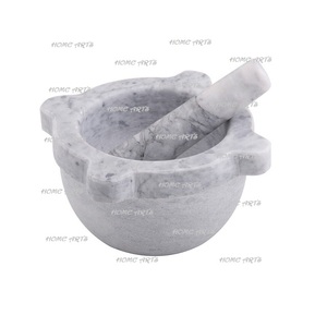 ครกบดและบดเครื่องเทศสมุนไพรหินอ่อนขนาดและรูปร่างตามสั่งเครื่องเทศ - Product Image 6