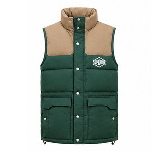 Custom <b>Men's</b> Winter Vest Premium Quilted Sleeveless Bodywarmer with Lightweight <b>Thermal</b> Insulation Windproof Fabric - Product Image 1
