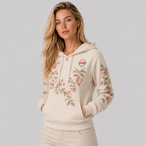 Hoodie tendance pour femmes, broderie personnalisée, logo sur mesure, coton doux, molleton chaud et respirant, pull décontracté, streetwear pour femmes - Product Image 5