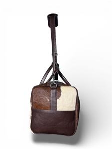 Sac de voyage et de sport en cuir véritable durable avec fermeture éclair, multifonction LHDB-0065 - Product Image 3