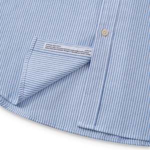 Chemise décontractée à manches longues en coton Oxford brodé sur mesure OEM/ODM, motif écossais, respirante, écologique, 100 % coton, fabrication vietnamienne de haute qualité - Product Image 3