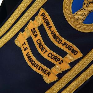 Banda Masónica Ceremonial Táctica Bordada a Mano, Material Mylar, Regalia Masónica y Uniformes de Oficiales Personalizados - Product Image 3