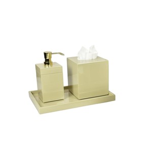 Juego de Accesorios de Baño de Resina Premium para Hotel, Diseño Elegante para Encimera Moderna - Product Image 2