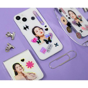Autocollants K-POP coréens découpés à la forme, mignons, pour photocard, toploader, coque de téléphone, décoration de journal, fabriqués en Corée - Product Image 5