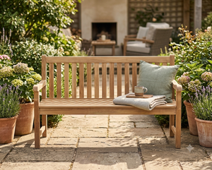 Premium Solid Teak Wood Outdoor Garden Bench Durable Modern Design Weather Resistant Elegant Perfect Patio Dining Comfortable - Product Image 4