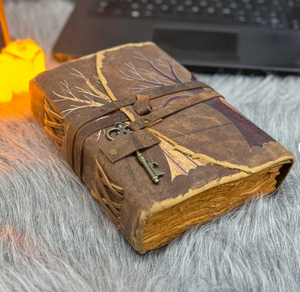 Diario de Cuero Vintage, Árbol de la Vida Celta, Libro de las Sombras - Product Image 1
