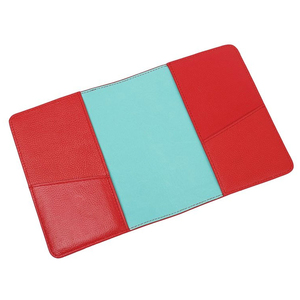 Roziv Sports Modern Genuine Leather Vintage Handmade <b>Travel</b> <b>Organizer</b> Case Red Teal Multifunctional Storage <b>Wallet</b> 2-3 - Product Image 2