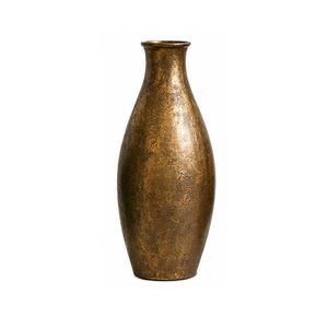 Jarrón de Flores de Aluminio Estilo Artesanal con Silueta Curva Refinada para Decoración de Interiores de Lujo - Product Image 2