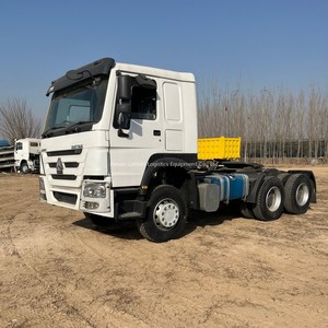 Camion tracteur d'occasion <span class=keywords><strong>Sinotruk</strong></span> <span class=keywords><strong>HOWO</strong></span> 6x4 Euro 3, <span class=keywords><strong>420</strong></span> CV, pour semi-remorque, 10 roues, 40 tonnes, tête de tracteur - Product Image 5