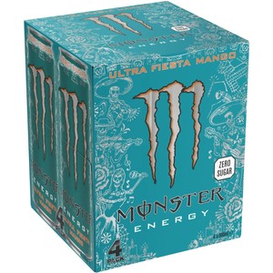 Bebida Energética Monster Ultra Fiesta Mango, Paquete de 12 Latas de 500ml, Suministro al por Mayor, Sabor Cítrico Refrescante Original, Importación y Exportación - Product Image 2