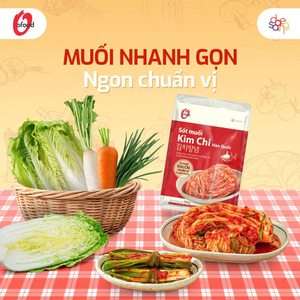 Salsa de Condimento Coreana para Kimchi O'Food 180g – Pasta de Chile Lista para Usar para Kimchi de Repollo Napa, Sabor Coreano Auténtico, Venta al por Mayor - Product Image 1