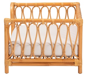 Lit pour animaux de compagnie portable en rotin doux écologique tissé à la main Artex Hai Nam pour chiens/chats/lapins, coussin amovible lavable - Product Image 2