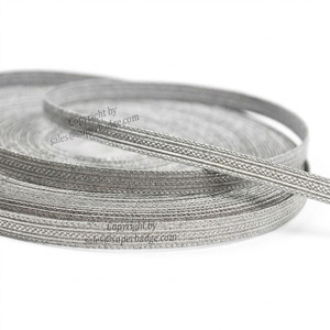 High Quality Customized Traditional Handmade Bullion <b>Braid</b> Lace Metallic Silver Threads Eco-Friendly Durable Ceremonial Uniform - Product Image 5